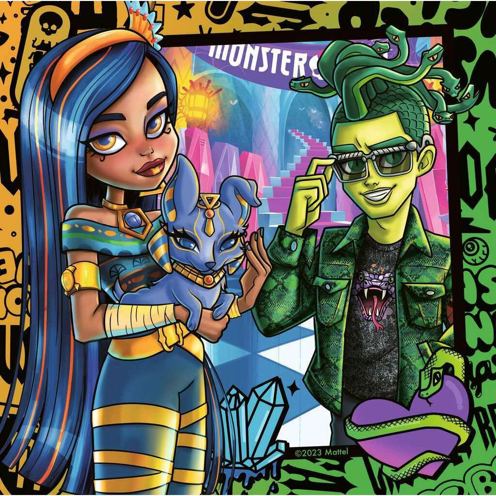 Toys N Tuck:Ravensburger 3 x 49pc Puzzles Monster High,Monster High