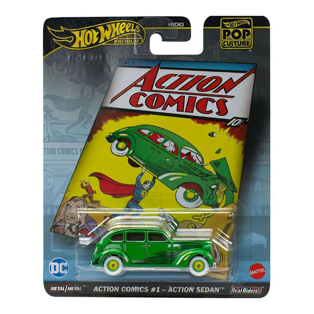 Toys N Tuck:Hot Wheels Pop Culture Action Comics #1 Action Sedan HVJ50,Hot Wheels