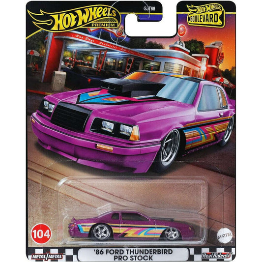 Toys N Tuck:Hot Wheels Boulevard '86 Ford Thunderbird Pro Stock HRT72,Hot Wheels