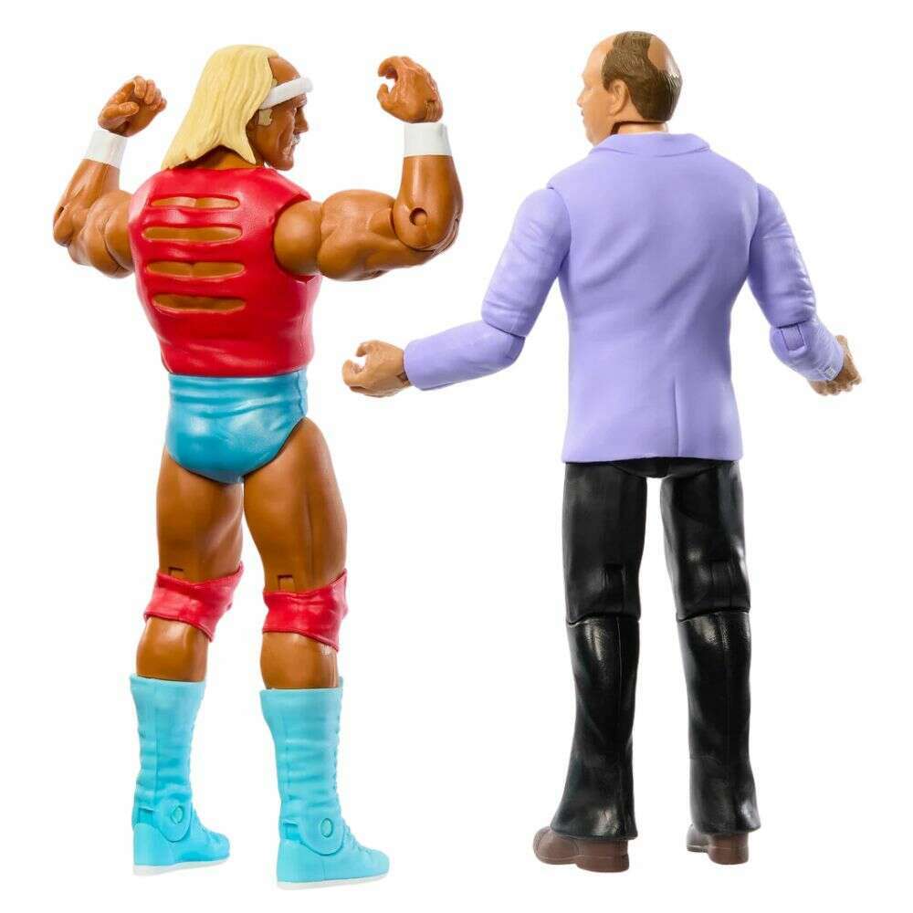 Toys N Tuck:WWE Action Figure - Main Event Showdown Series #19 - Mean Gene Okerlund & Hulk Hogan,WWE