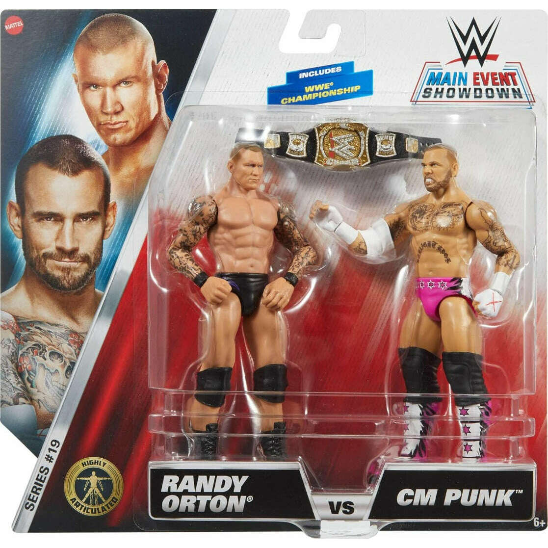 Toys N Tuck:WWE Action Figure - Main Event Showdown Series #19 - Randy Orton VS CM Punk,WWE