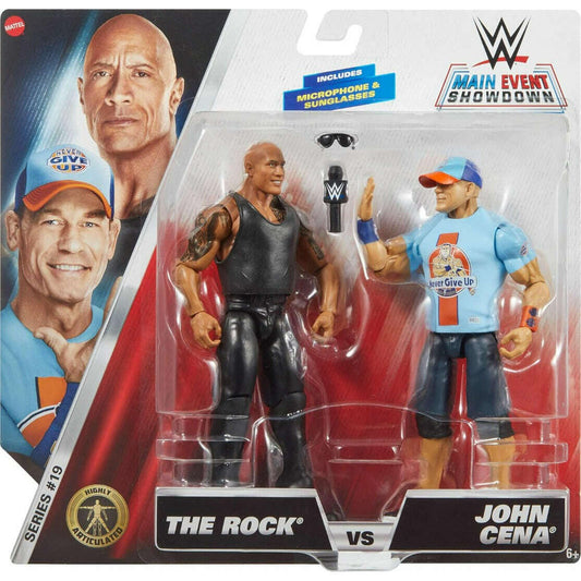 Toys N Tuck:WWE Action Figure - Main Event Showdown Series #19 - The Rock VS John Cena,WWE