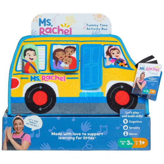 Toys N Tuck:Ms. Rachel Tummy Time Activity Bus,Ms. Rachel