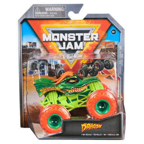 Toys N Tuck:Monster Jam 1:64 Series 38 Dragon,Monster Jam