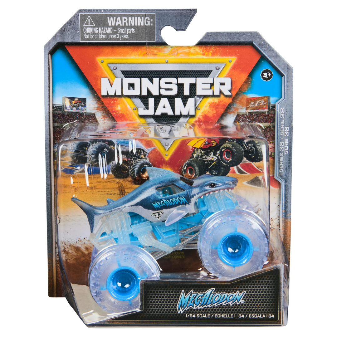 Toys N Tuck:Monster Jam 1:64 Series 38 Megalodon,Monster Jam