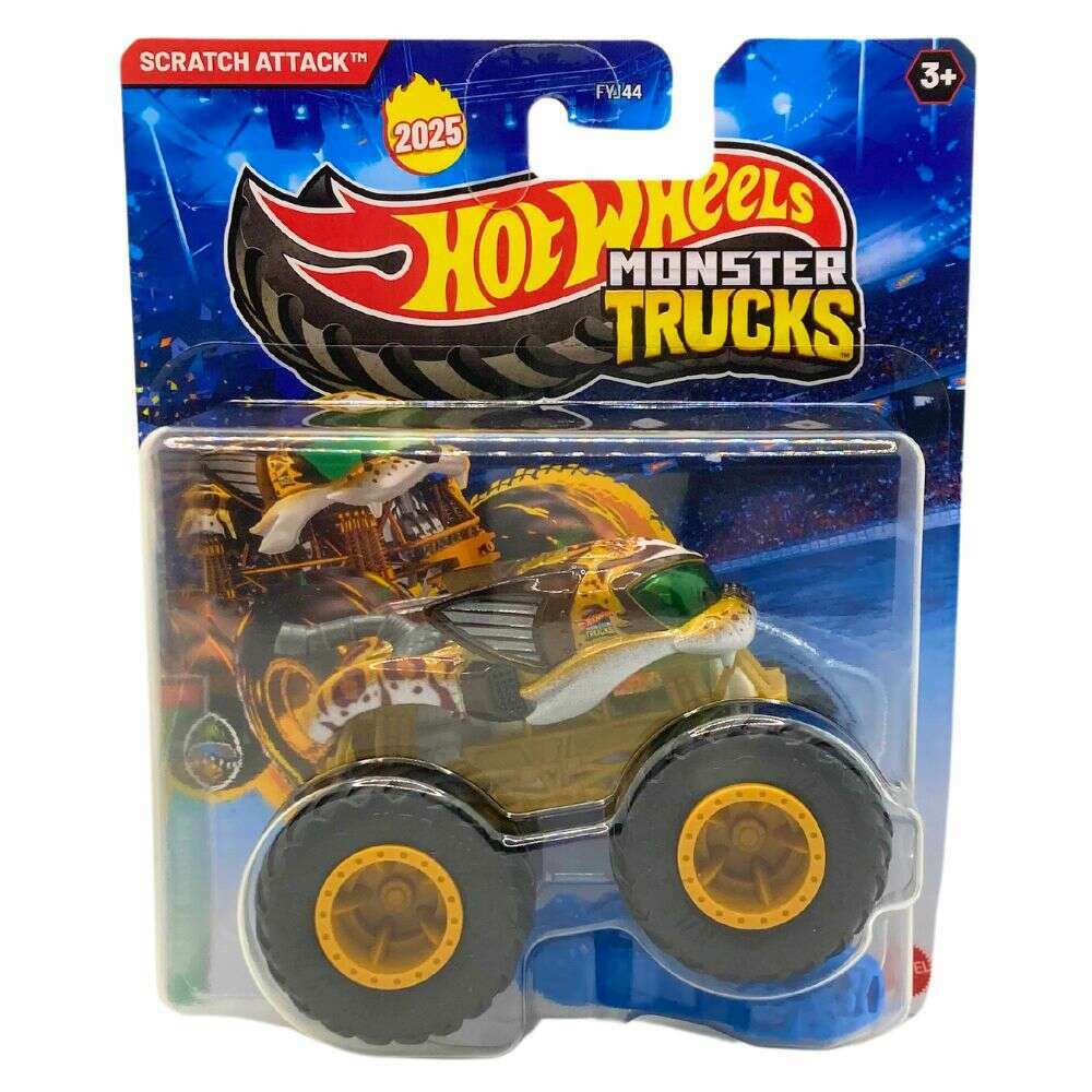 Toys N Tuck:Hot Wheels Monster Trucks - Scratch Attack,Hot Wheels