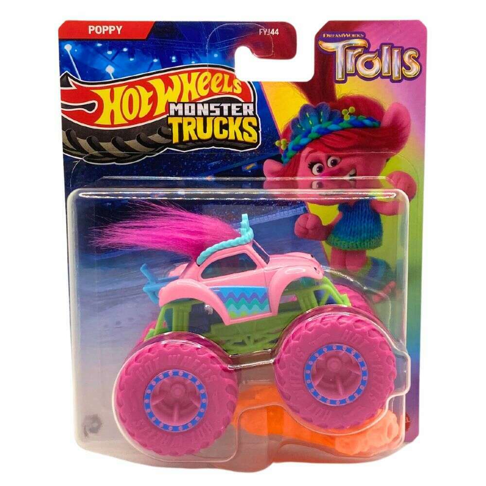 Toys N Tuck:Hot Wheels Monster Trucks - Trolls Poppy,Hot Wheels