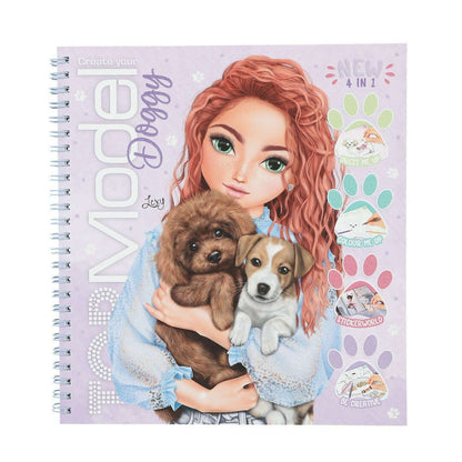 Toys N Tuck:Depesche Top Model Doggy Colouring Book,Top Model