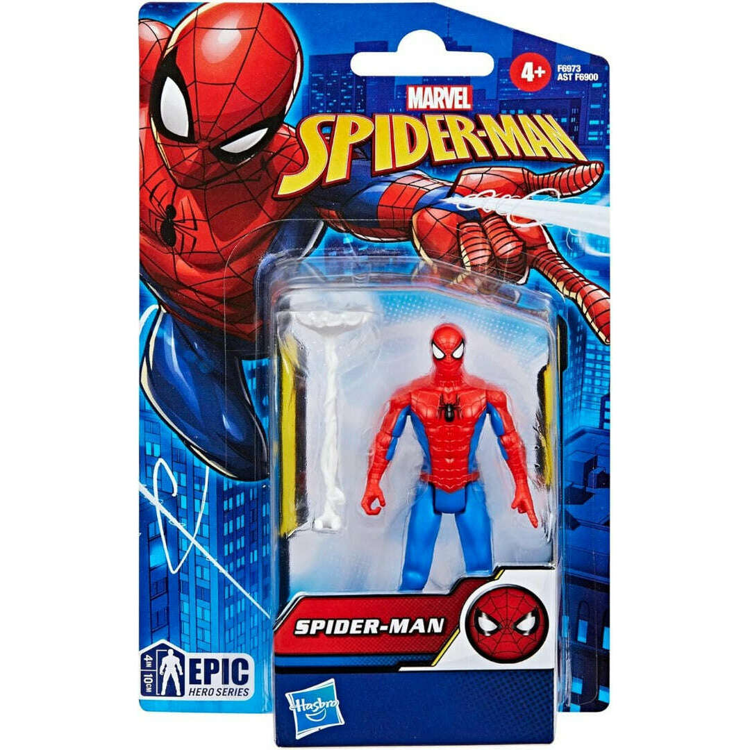 Toys N Tuck:Marvel Spider-Man Epic Hero Series 4-Inch Figure - Spider-Man,Marvel