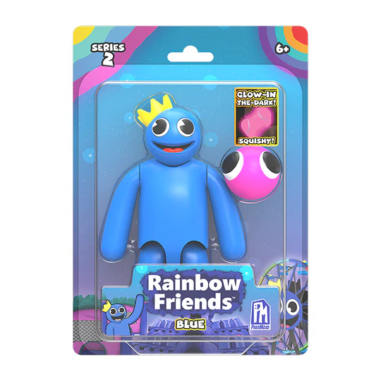 Toys N Tuck:Rainbow Friends 5'' Action Figures Series 2 - Blue,Rainbow Friends