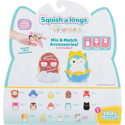 Toys N Tuck:Squishmallows Squish-A-Longs 14 Figure Pack (Series 1),Squishmallows Squish-A-Longs