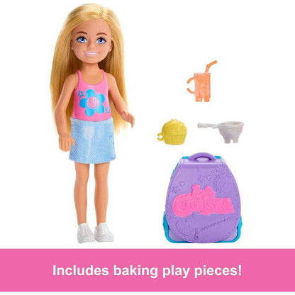 Toys N Tuck:Barbie Family & Friends Chelsea Club Cupcake Baking Backpack,Barbie