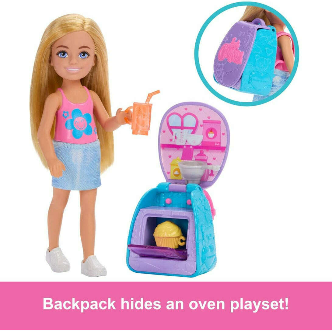 Toys N Tuck:Barbie Family & Friends Chelsea Club Cupcake Baking Backpack,Barbie