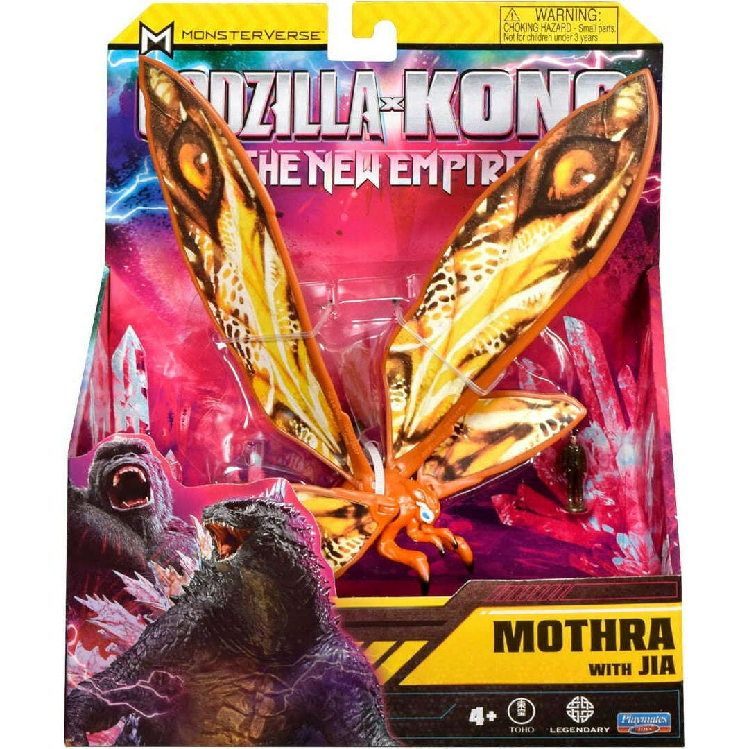 Toys N Tuck:Godzilla x Kong The New Empire - Mothra with Jia,Monsterverse