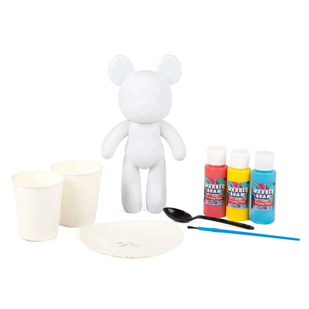 Toys N Tuck:Marble Bear - Marble Pouring Kit,Craft Hub