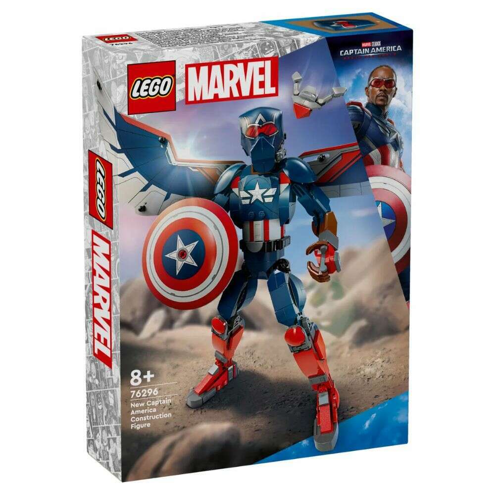 Toys N Tuck:Lego 76296 Marvel New Captain America Construction Figure,Lego