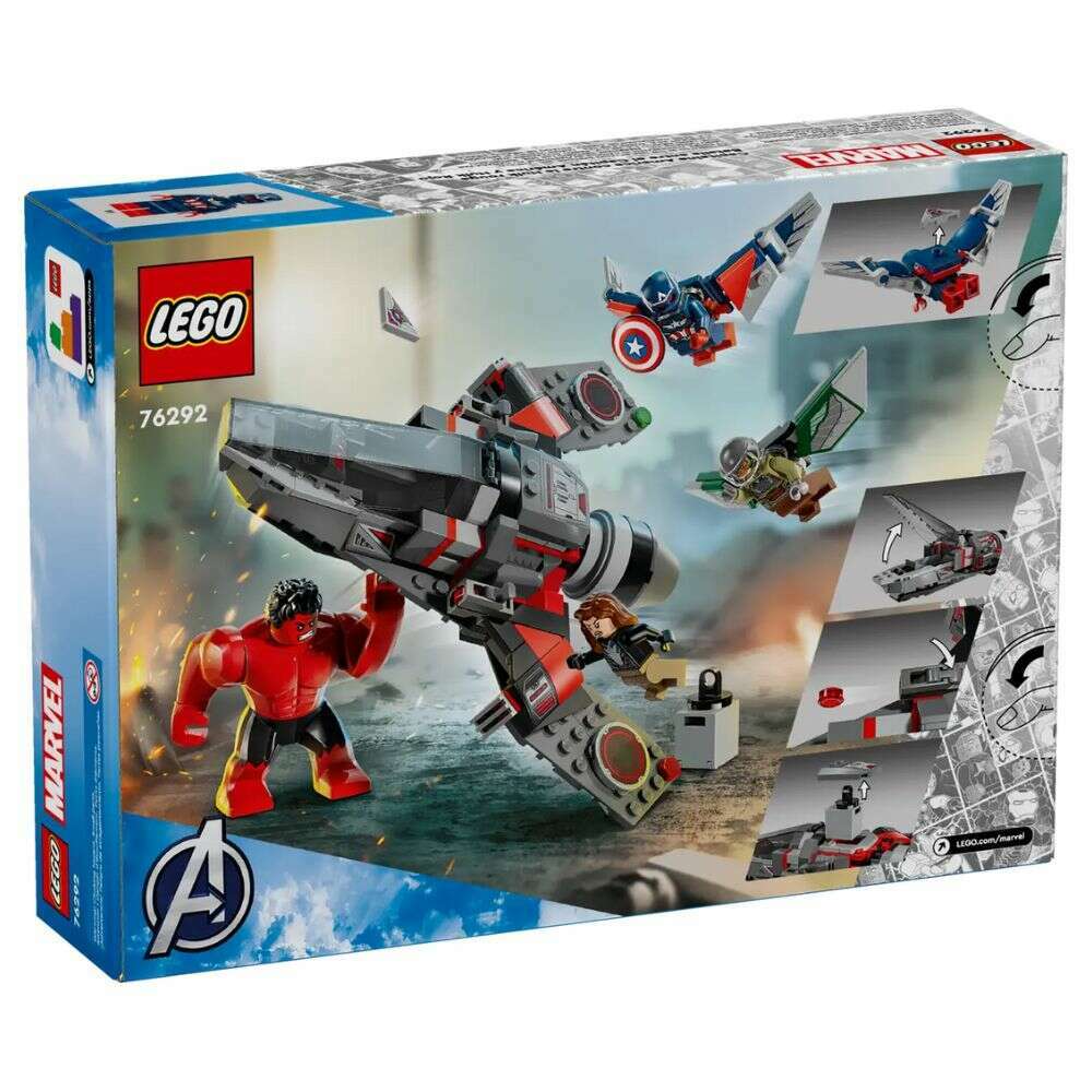 Toys N Tuck:Lego 76292 Marvel Captain America vs. Red Hulk Battle,Lego