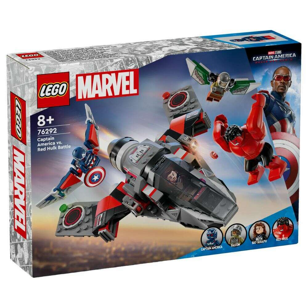 Toys N Tuck:Lego 76292 Marvel Captain America vs. Red Hulk Battle,Lego