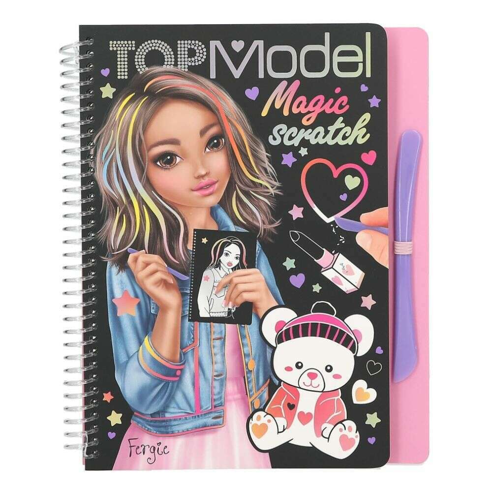 Toys N Tuck:Depesche Top Model Magic-Scratch Book,Top Model