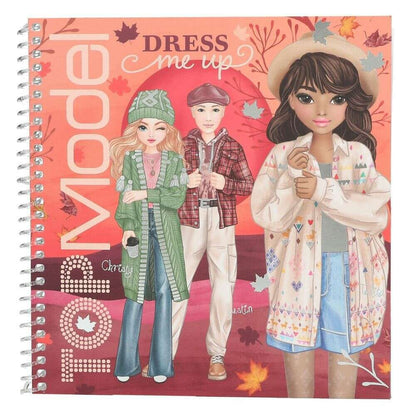 Toys N Tuck:Depesche Top Model Dress Me Up Stickerbook Cosy,Top Model