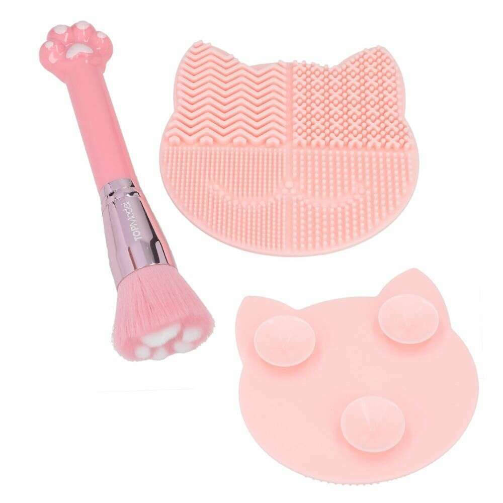 Toys N Tuck:Depesche Top Model Kitty Brush And Cleaning Pad,Top Model