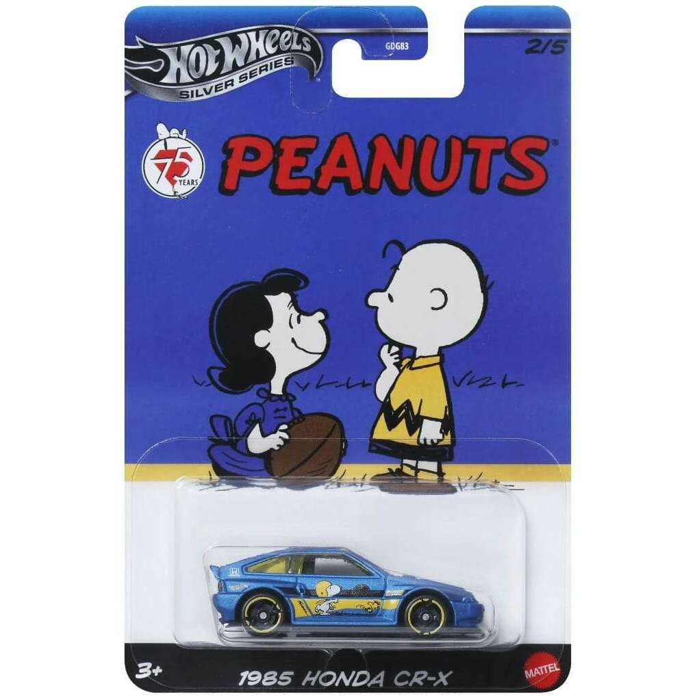 Toys N Tuck:Hot Wheels Silver Series Peanuts 1985 Honda CR-X JCB82,Hot Wheels