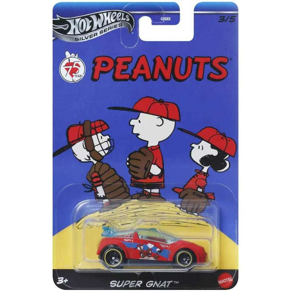 Toys N Tuck:Hot Wheels Silver Series Peanuts Super Gnat JCB84,Hot Wheels