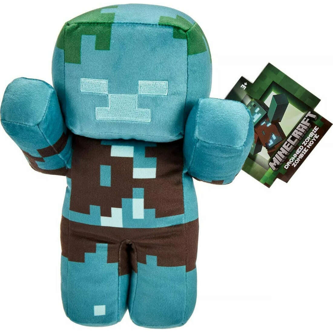 Toys N Tuck:Minecraft 8 Inch Drowned Zombie Plush,Minecraft