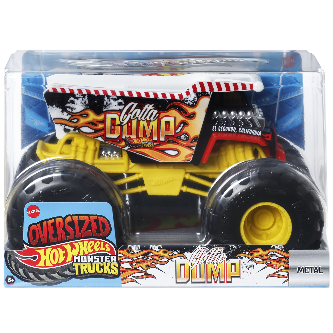 Toys N Tuck:Hot Wheels Monster Trucks Oversized - Gotta Dump,Hot Wheels