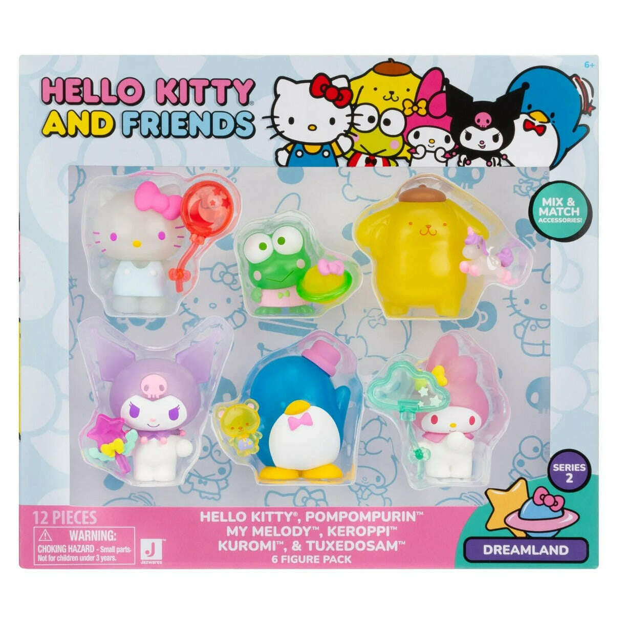 Toys N Tuck:Hello Kitty And Friends Dreamland 6 Figure Pack,Hello Kitty