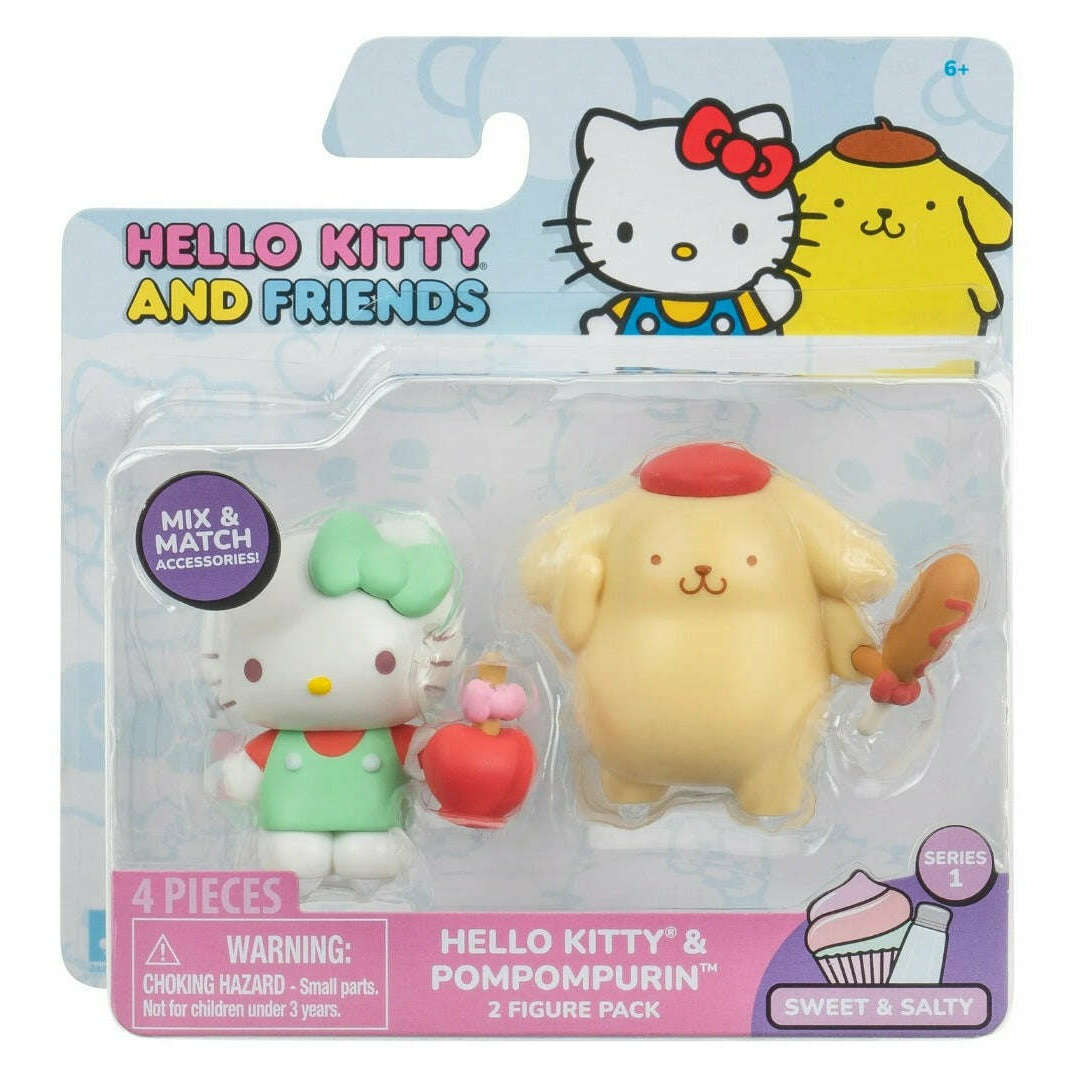 Toys N Tuck:Hello Kitty And Friends Sweet & Salty 2 Figure Pack,Hello Kitty