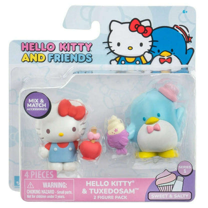 Toys N Tuck:Hello Kitty And Friends Sweet & Salty 2 Figure Pack,Hello Kitty