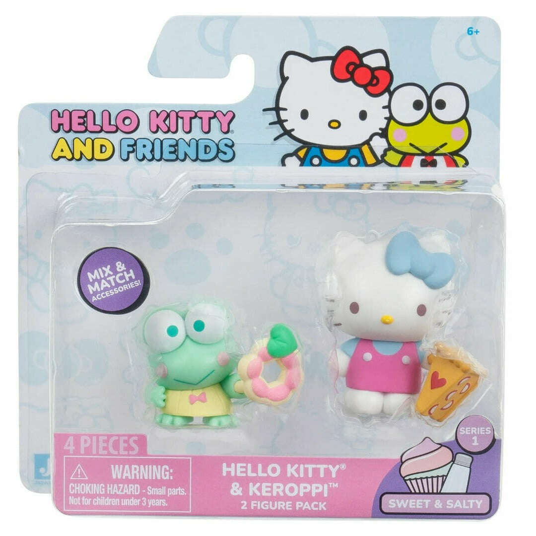 Toys N Tuck:Hello Kitty And Friends Sweet & Salty 2 Figure Pack,Hello Kitty