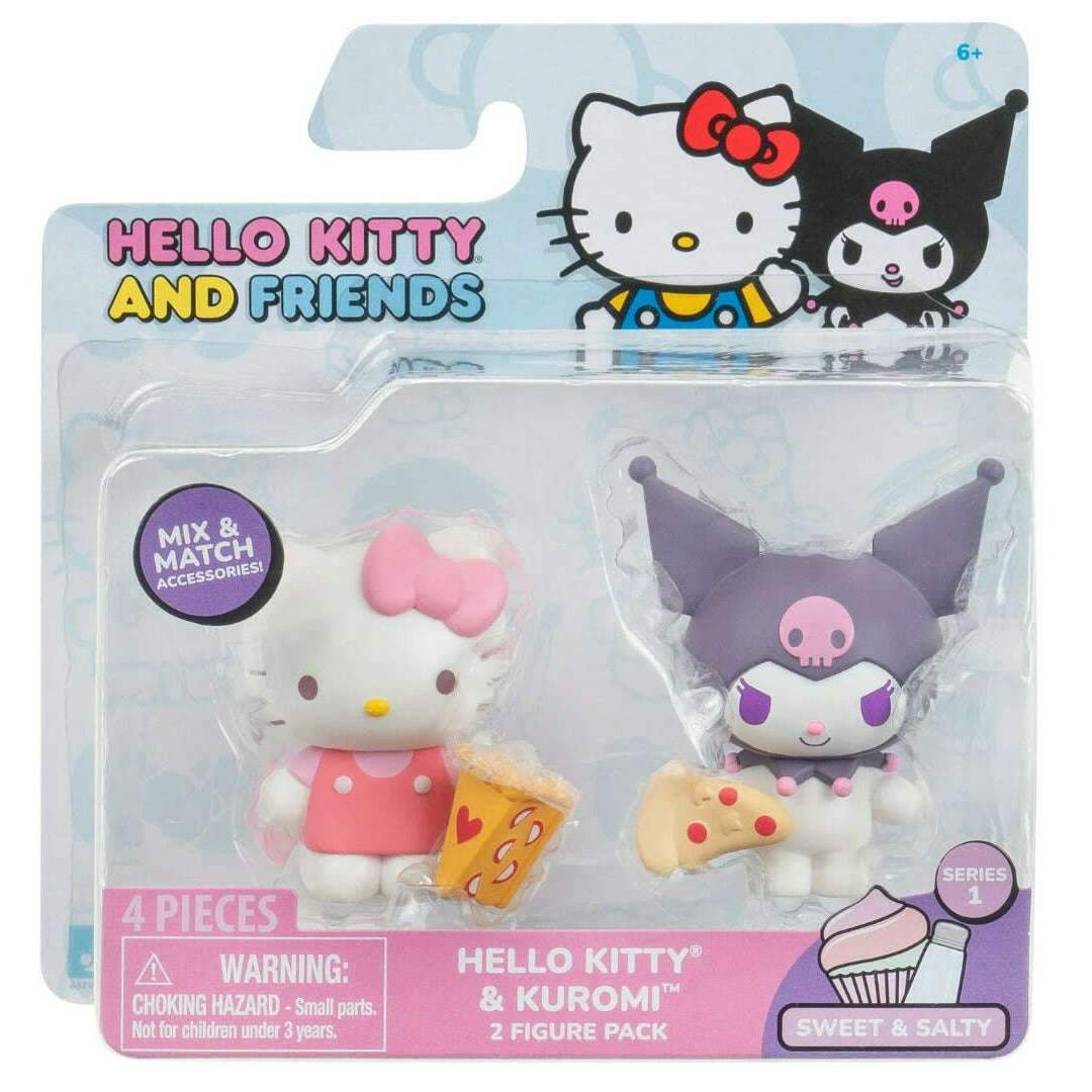 Toys N Tuck:Hello Kitty And Friends Sweet & Salty 2 Figure Pack,Hello Kitty