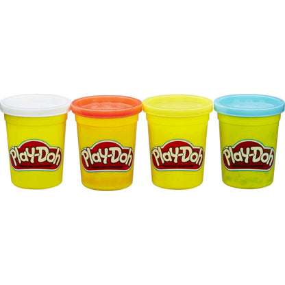 Toys N Tuck:Play-Doh 4-Pack of Cans - Basic Colours,Play-Doh