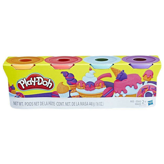 Toys N Tuck:Play-Doh 4-Pack of Cans - Sweet Colours,Play-Doh