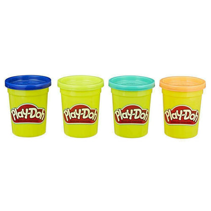 Toys N Tuck:Play-Doh 4-Pack of Cans - Wild Colours,Play-Doh