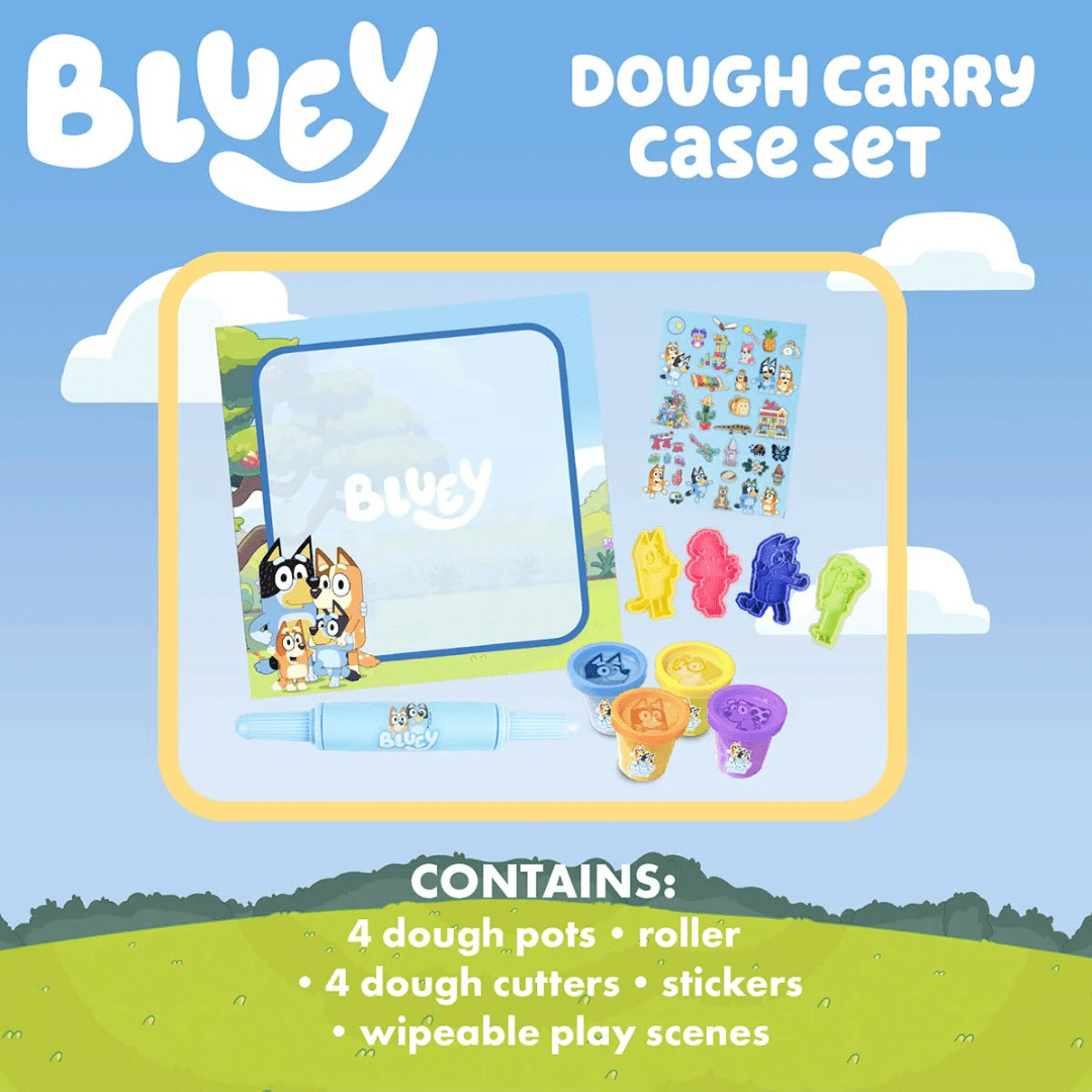 Toys N Tuck:Bluey Dough Carry Case Set,Bluey