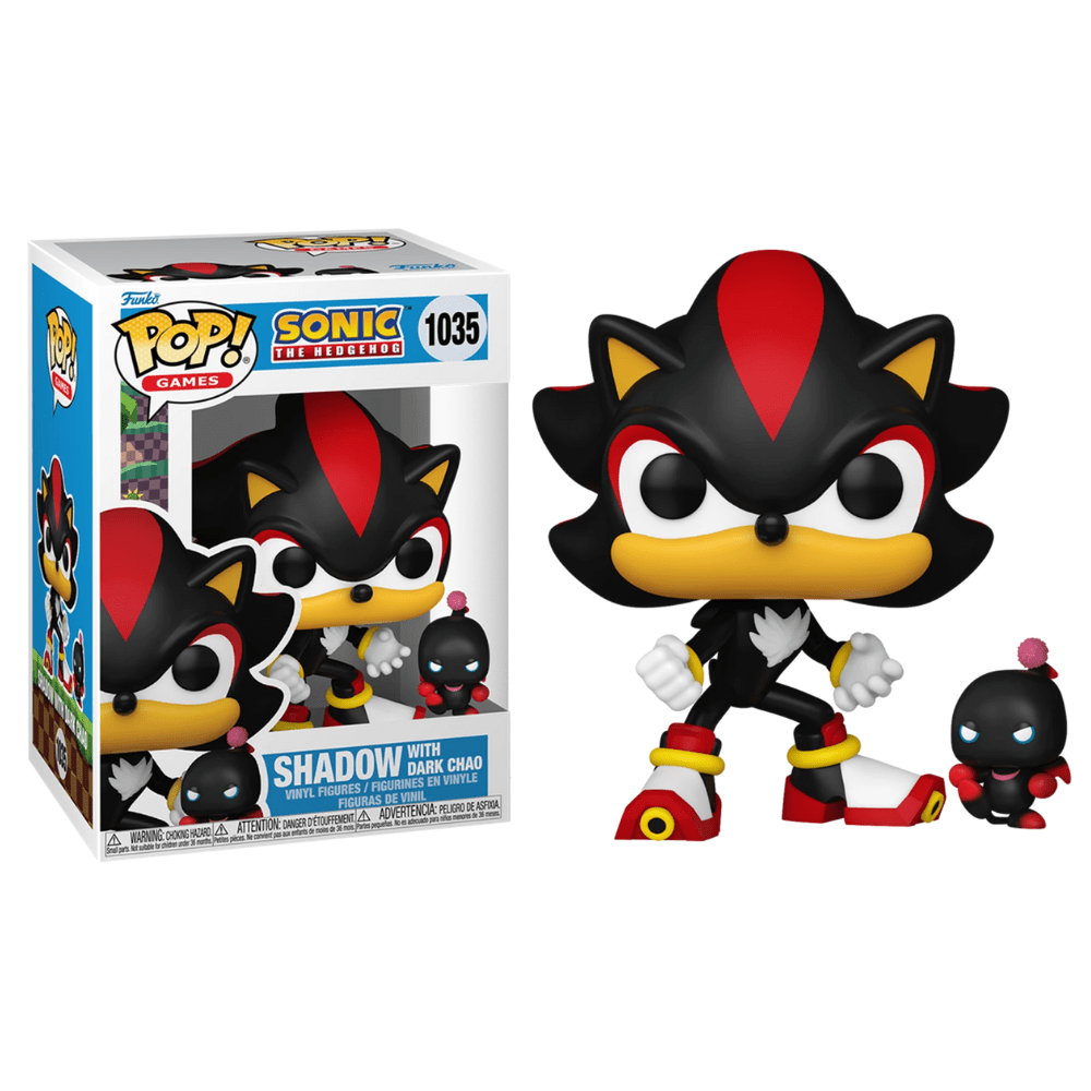 Toys N Tuck:Pop! Vinyl - Sonic The Hedgehog - Shadow with Dark Chao 1035,Funko