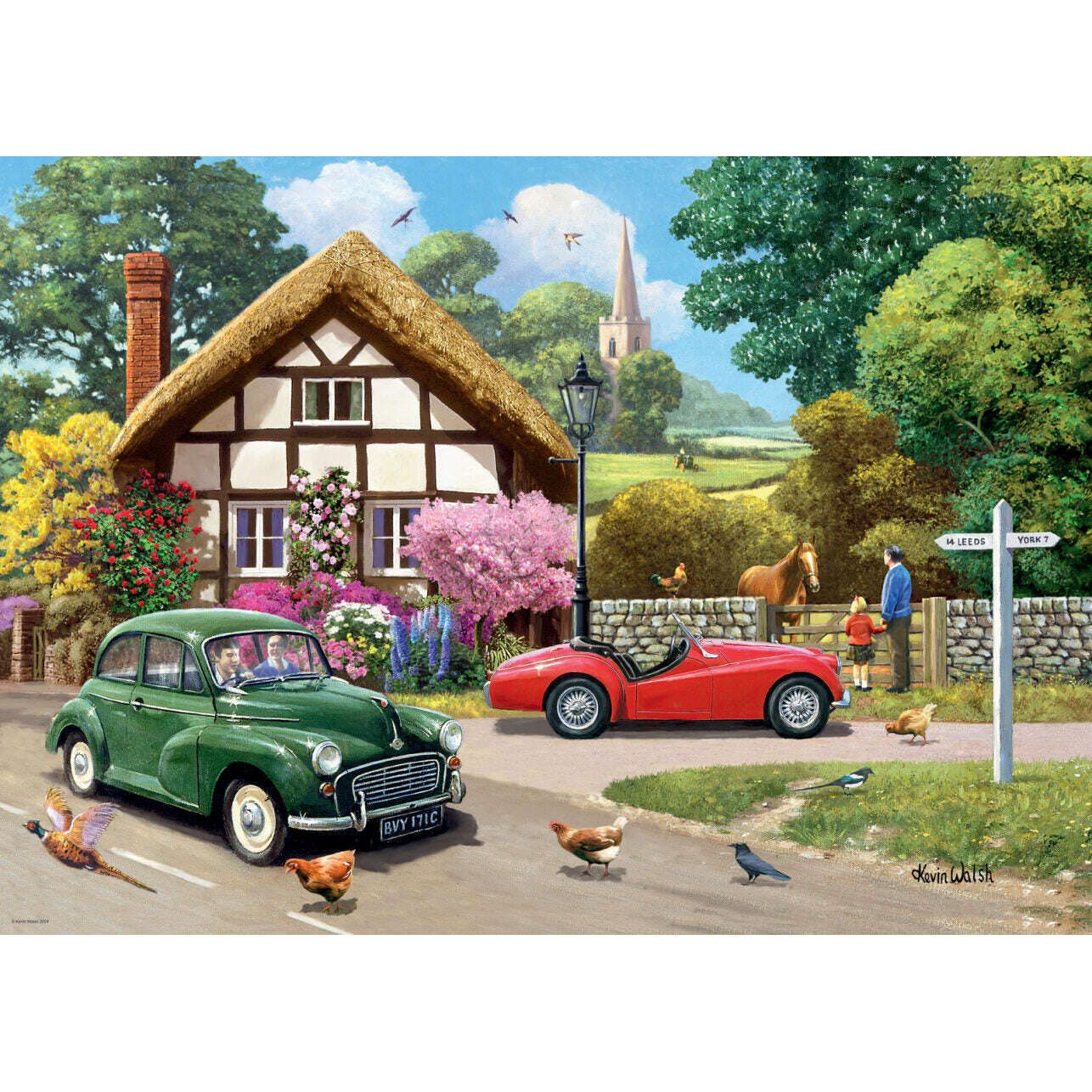 Toys N Tuck:Ravensburger 1000pc Puzzle A Country Drive,Ravensburger