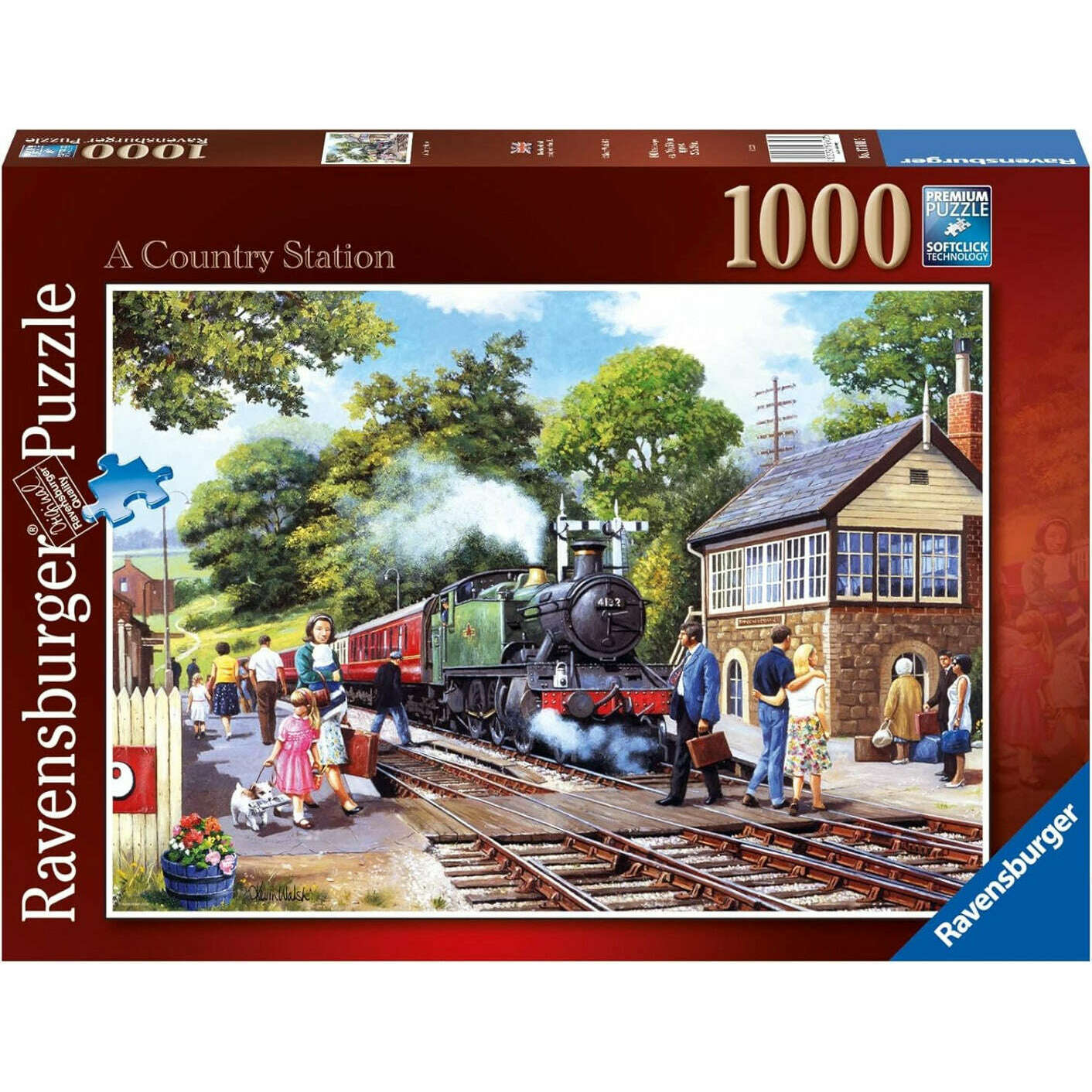 Toys N Tuck:Ravensburger 1000pc Puzzle A Country Station,Ravensburger