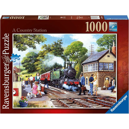 Toys N Tuck:Ravensburger 1000pc Puzzle A Country Station,Ravensburger