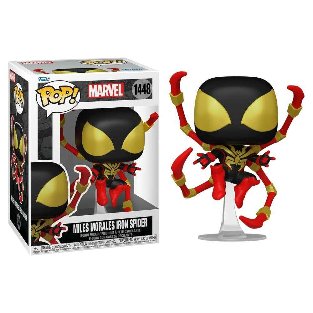 Toys N Tuck:Pop! Vinyl - Marvel  - Miles Morales Iron Spider 1448,Funko