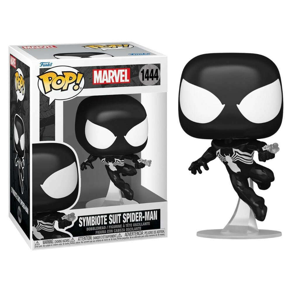 Toys N Tuck:Pop! Vinyl - Marvel  - Symbiote Suit Spider-man 1444,Funko