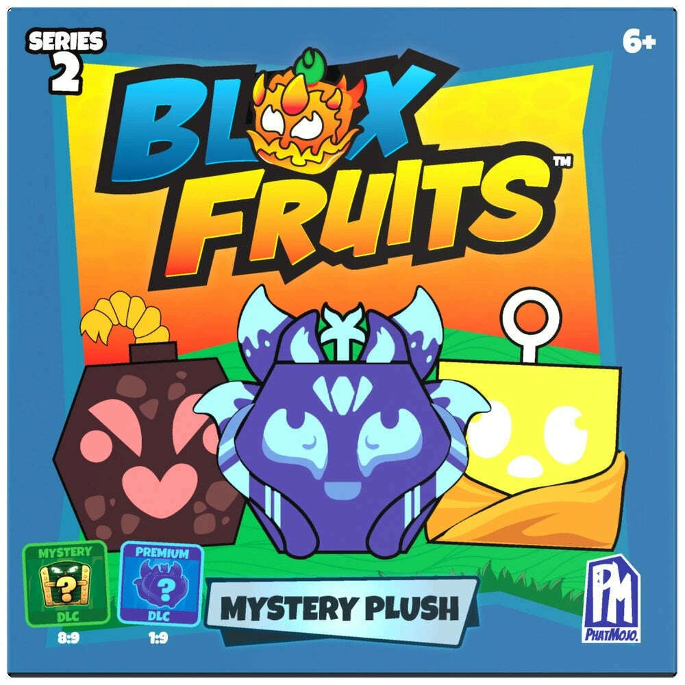 Toys N Tuck:Blox Fruits 4 Inch Mystery Plush Series 2,Blox Fruits