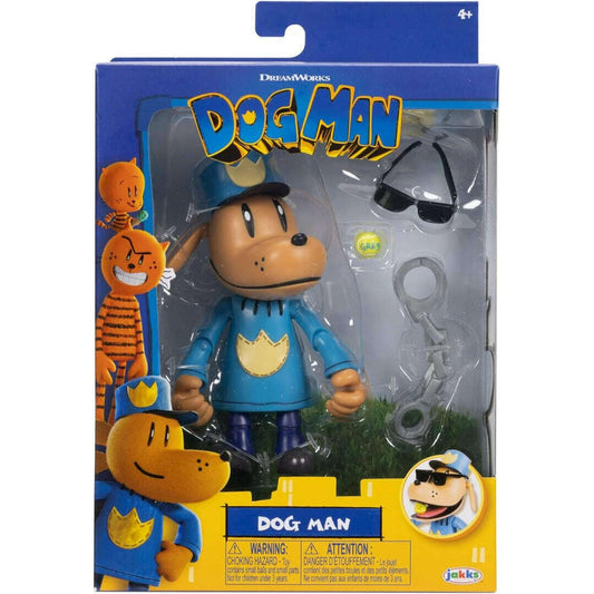 Toys N Tuck:Dog Man Movie 5 Inch Figures - Dog Man,Dog Man Movie