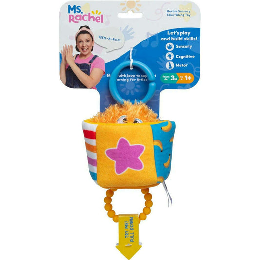 Toys N Tuck:Ms. Rachel Herbie Sensory Take-Along Toy,Ms. Rachel