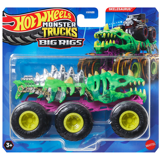 Toys N Tuck:Hot Wheels Monster Trucks Big Rigs - Skelesaurus,Hot Wheels