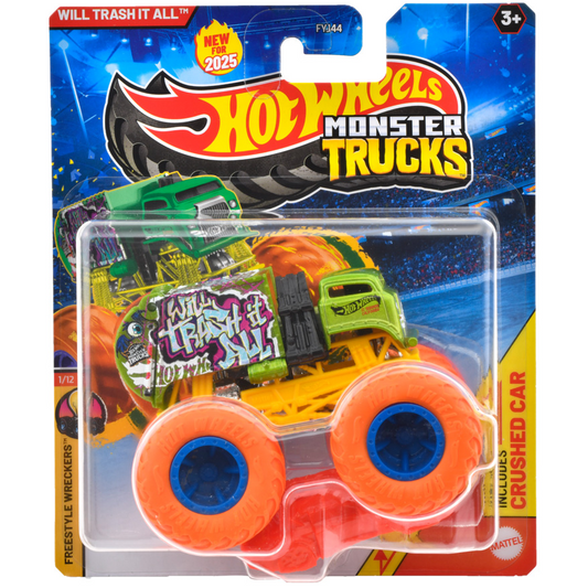 Toys N Tuck:Hot Wheels Monster Trucks - Will Trash It All,Hot Wheels