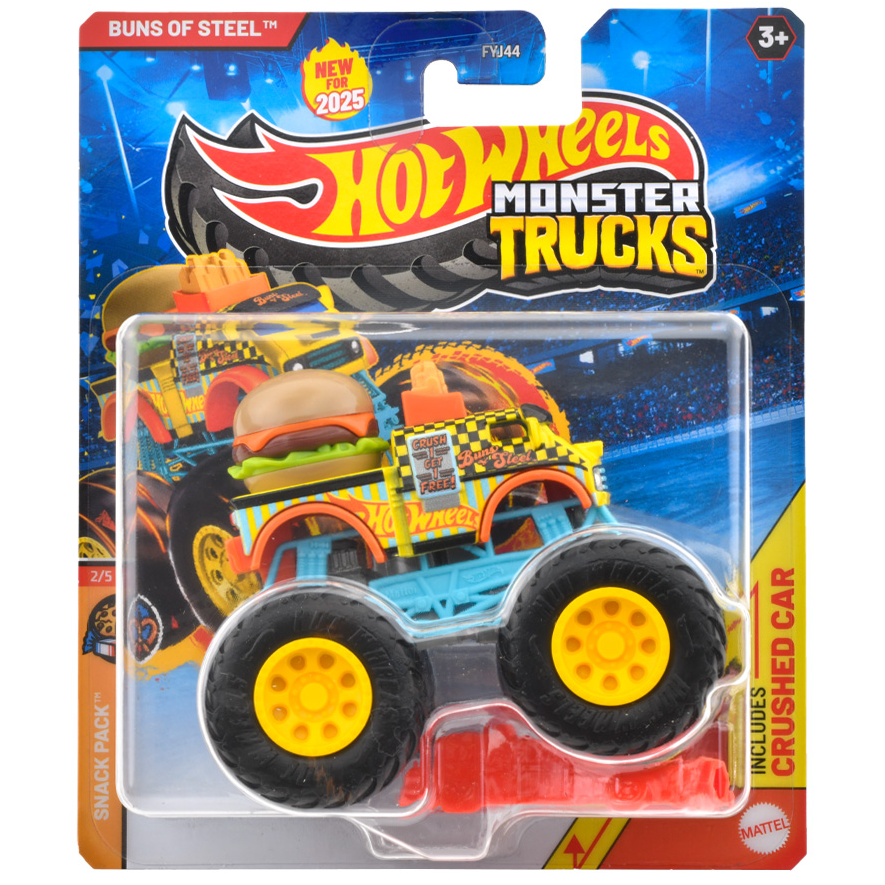 Toys N Tuck:Hot Wheels Monster Trucks - Buns Of Steel,Hot Wheels